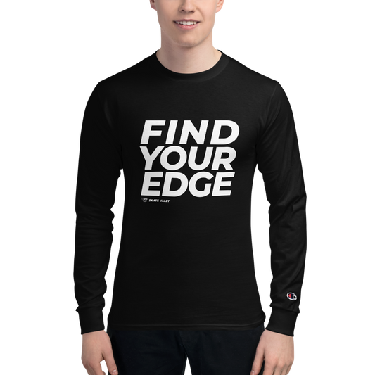 Find Your Edge Men's Champion Long Sleeve Shirt