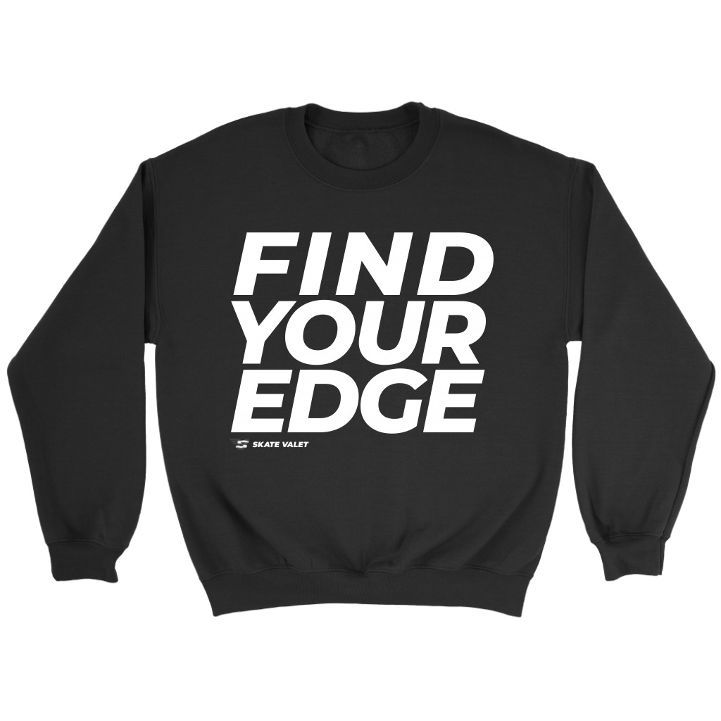 Find Your Edge Crewneck Sweater by Skate Valet